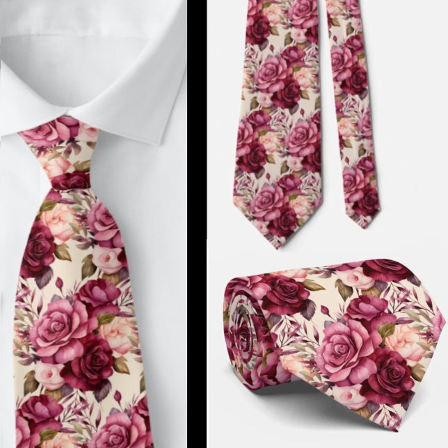 Corbata de caballero | Corbata floral para bodas y (Subido por el creador)