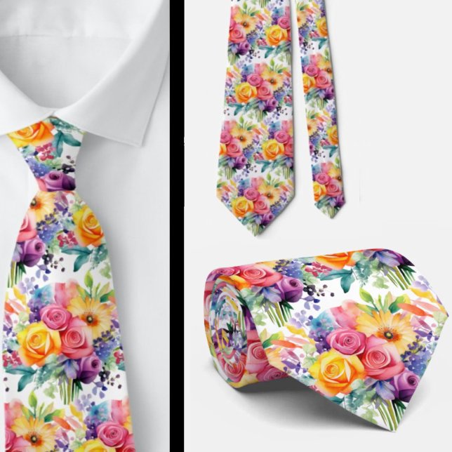 Corbata de caballero | Corbata floral para bodas y (Subido por el creador)