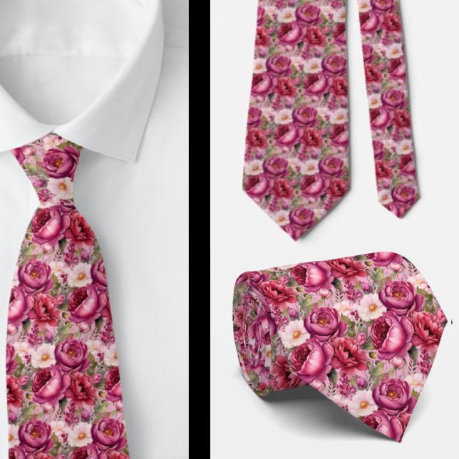 Corbata de caballero | Corbata floral para bodas y (Subido por el creador)