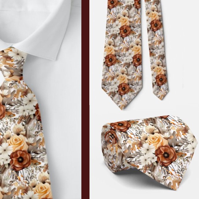 Corbata de caballero | Corbata floral para bodas y (Subido por el creador)