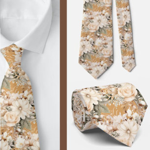 Corbata de Caballero Corbata Floral para Bodas y