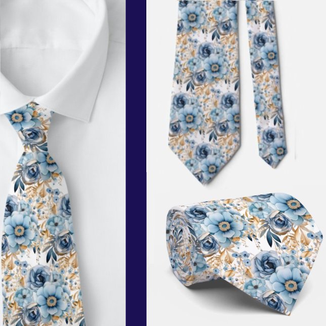 Corbata de caballero | Corbata floral para bodas y (Subido por el creador)