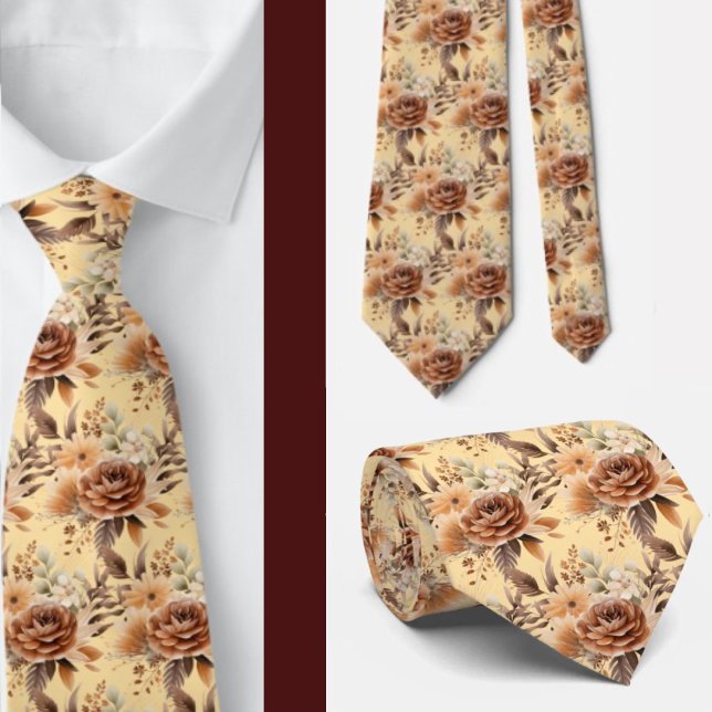Corbata de caballero | Corbata floral para bodas y (Subido por el creador)