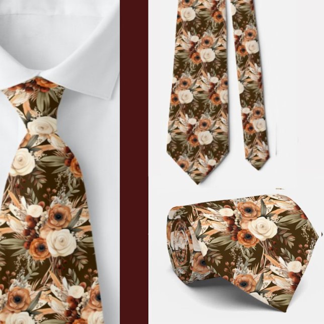 Corbata de caballero | Corbata floral para bodas y (Subido por el creador)