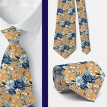 Corbata de caballero | Corbata floral para bodas y