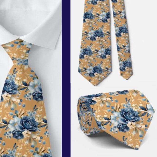 Corbata de caballero | Corbata floral para bodas y (Subido por el creador)