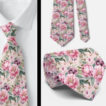 Corbata de caballero | Corbata floral para bodas y