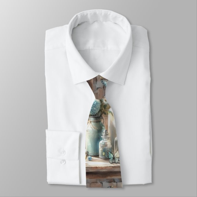 Corbata de caballero | Corbata floral para bodas y (Atado)