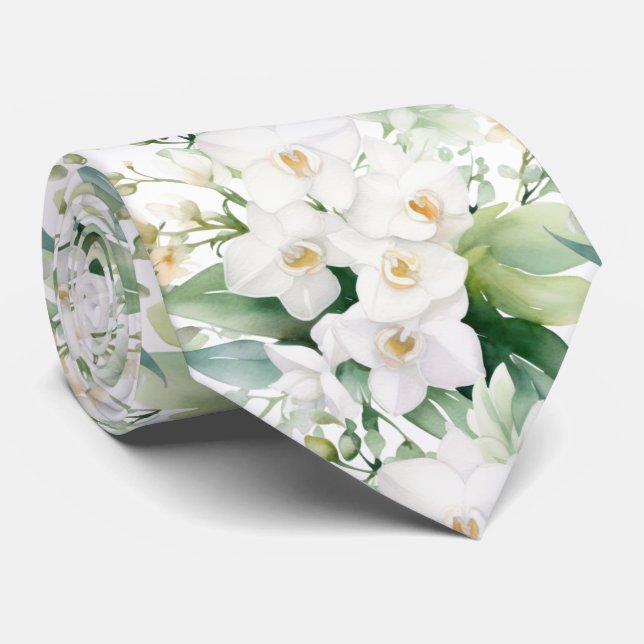 Corbata de caballero | Corbata floral para cuello  (Enrollado)