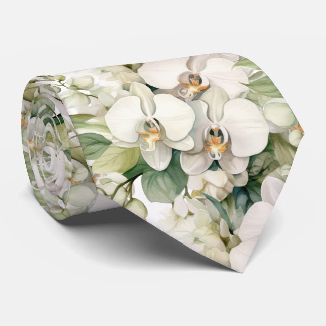 Corbata de caballero | Corbata floral para cuello  (Enrollado)