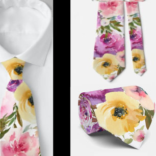 Corbata de caballero   Corbata floral para cuello 