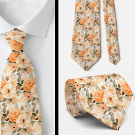 Corbata de caballero | Corbata floral para cuello