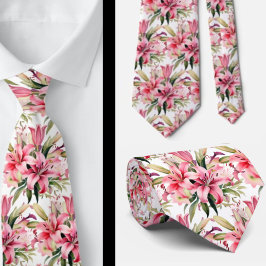 Corbata de caballero | Corbata floral para cuello 