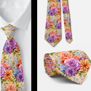 Corbata de caballero   Corbata floral para cuello 