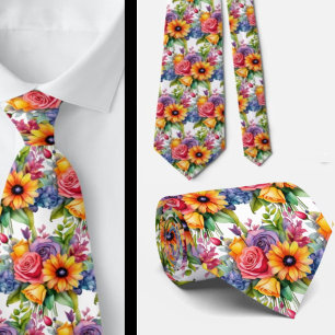 Corbata de caballero   Corbata floral para cuello 