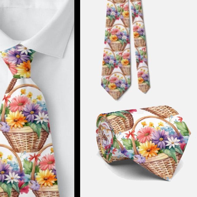 Corbata de caballero | Corbata floral para cuello  (Subido por el creador)