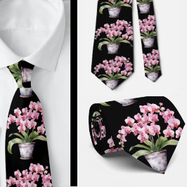Corbata de caballero | Corbata floral para cuello