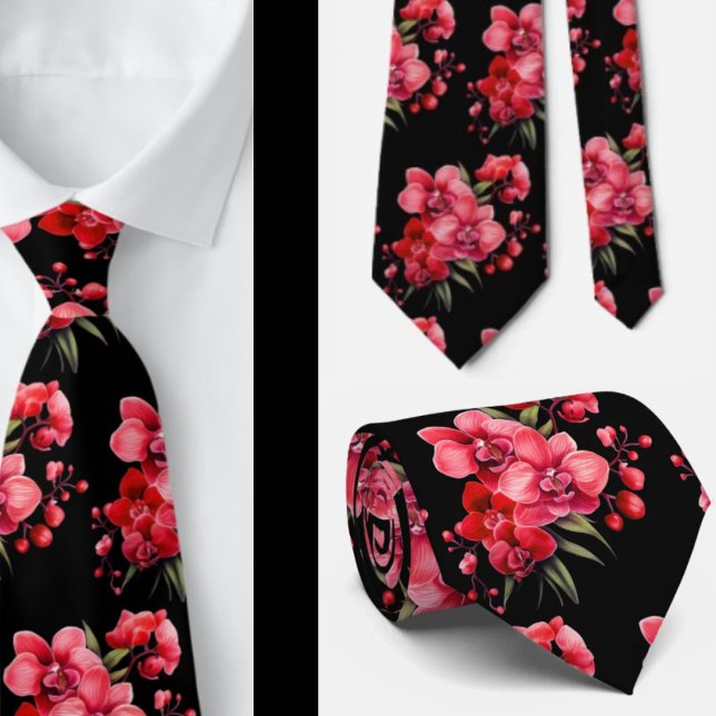 Corbata de caballero | Corbata floral para cuello  (Subido por el creador)