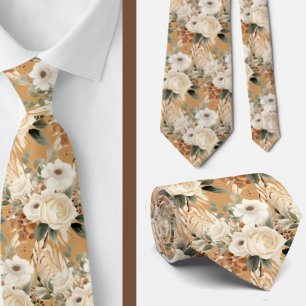 Corbata de caballero   Corbata floral para cuello 