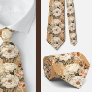 Corbata de caballero Corbata floral para cuello