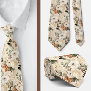 Corbata de caballero Corbata floral para cuello