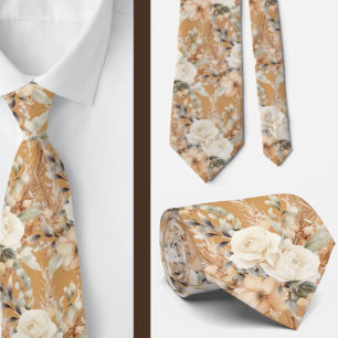 Corbata de caballero Corbata floral para cuello