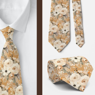 Corbata de caballero Corbata floral para cuello