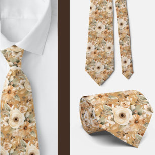 Corbata de caballero Corbata floral para cuello