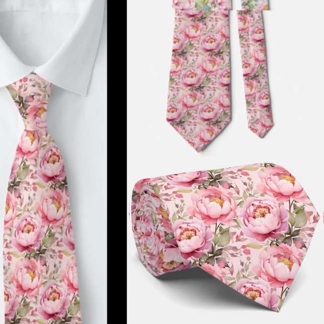 Corbata de caballero | Corbata floral para cuello  (Subido por el creador)