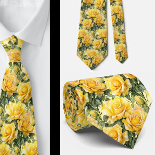 Corbata de caballero   Corbata floral para cuello 