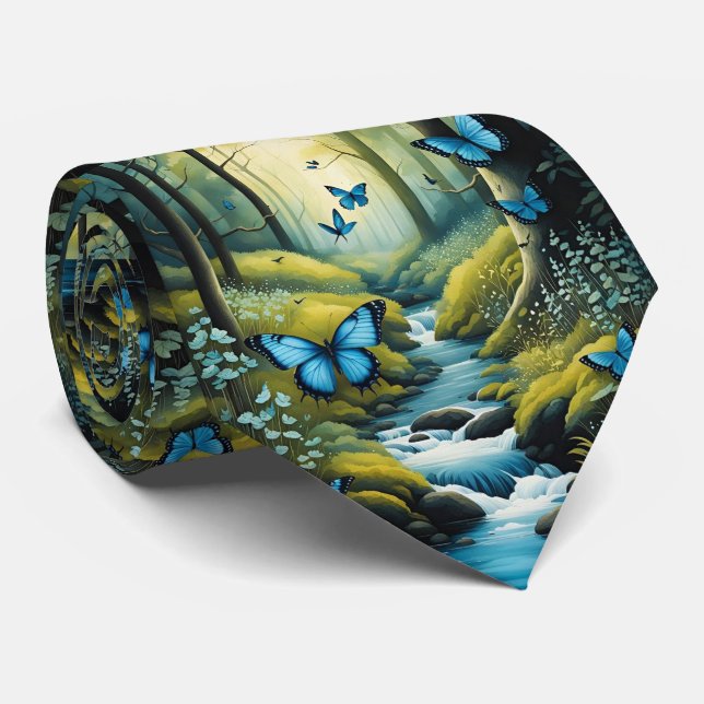 Corbata de caballero | Corbata floral para cuello  (Enrollado)