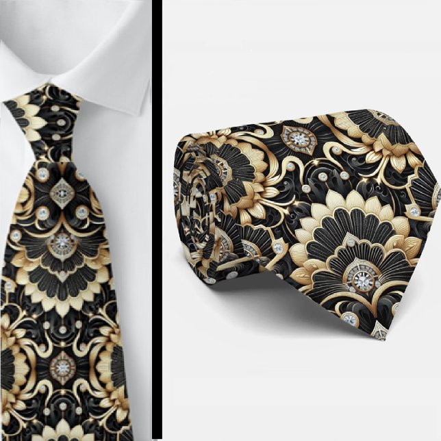 Corbata de caballero | Corbatas con diamantes fals (Subido por el creador)