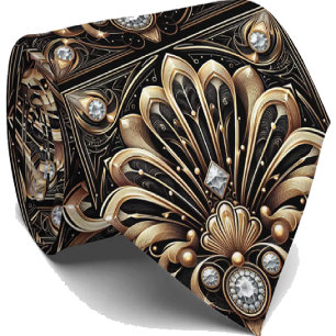 Corbata de caballero   Corbatas con diamantes fals