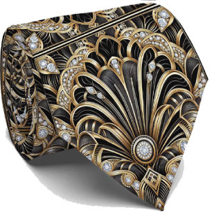 Corbata de caballero   Corbatas con diamantes fals