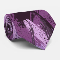 Corbata de Camuflaje Lavanda Ciruela Morado Negro