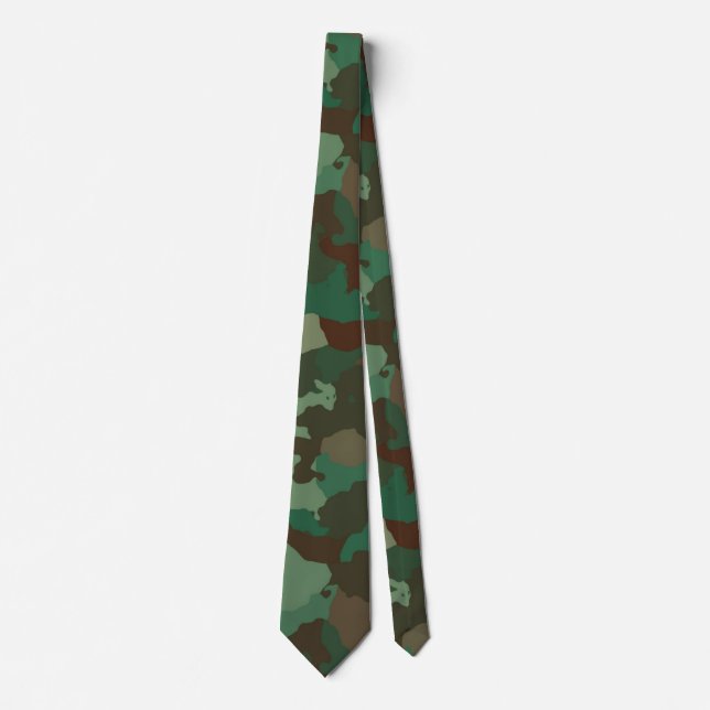corbata de camuflaje militar (Anverso)