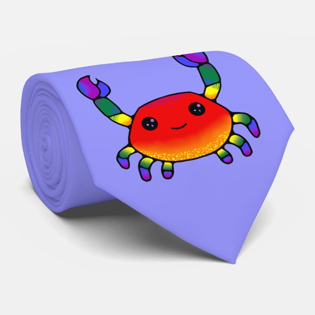 Corbata de cangrejo del Orgullo LGBT+ (Enrollado)