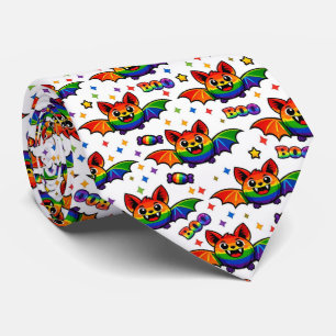 🦇🌈 Corbata de Caramelo de Murciélago de Arcoíris