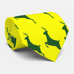 Corbata de ciervo verde
