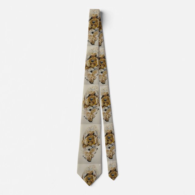 Corbata de Cockapoo dorado (Anverso)
