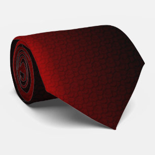 Corbata De color rojo oscuro y negro
