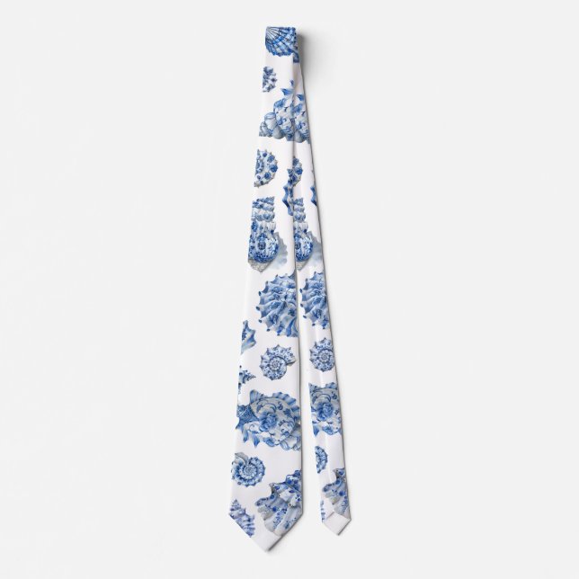 Corbata de conchas marinas azules (Anverso)