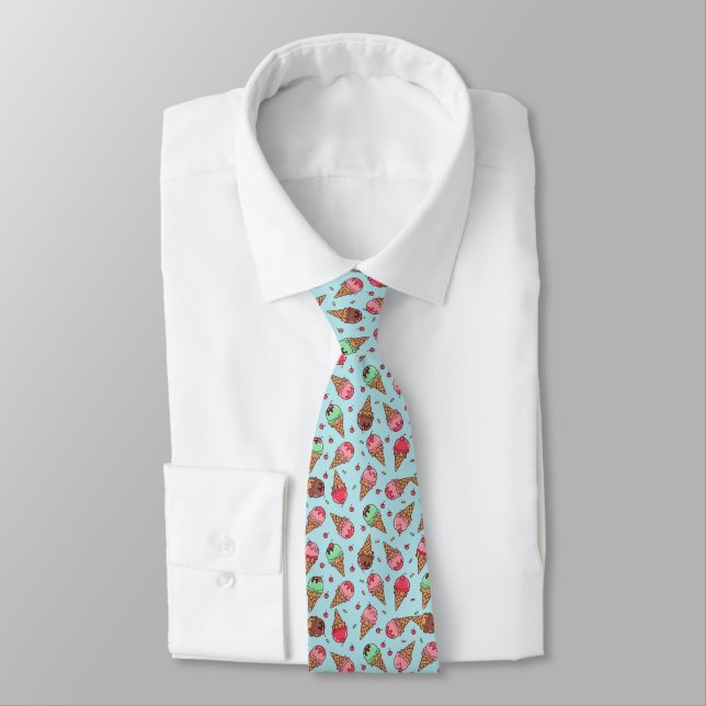 Corbata de conos de helado (Atado)