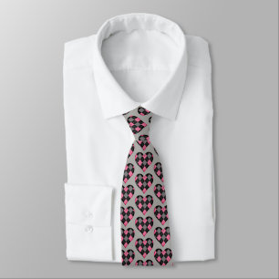 Corbata de corazones de San Valentín para hombre