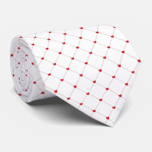 Corbata de corazones de San Valentín para hombre