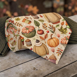 Corbata de cosecha de otoño estacional