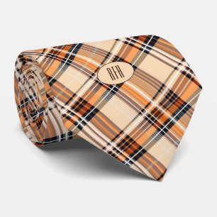 Corbata de cuadros diagonales Monogram Stylish Sum