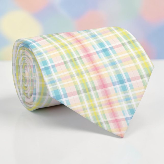 Corbata de Cuadros Pastel de Primavera de Temporad (Subido por el creador)