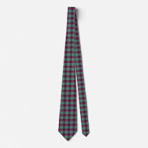 Corbata de Cuello a Cuadros Verde Océano y Madera 