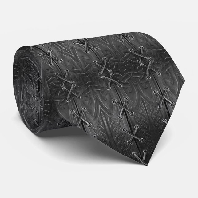 Corbata de cuello abstracto de armadura (Enrollado)